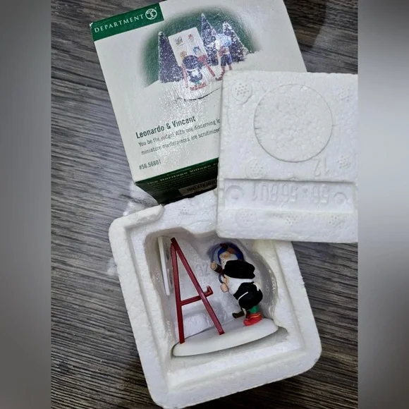 SOLD - Department 56 Leonardo & Vincent - Picture 8 of 8